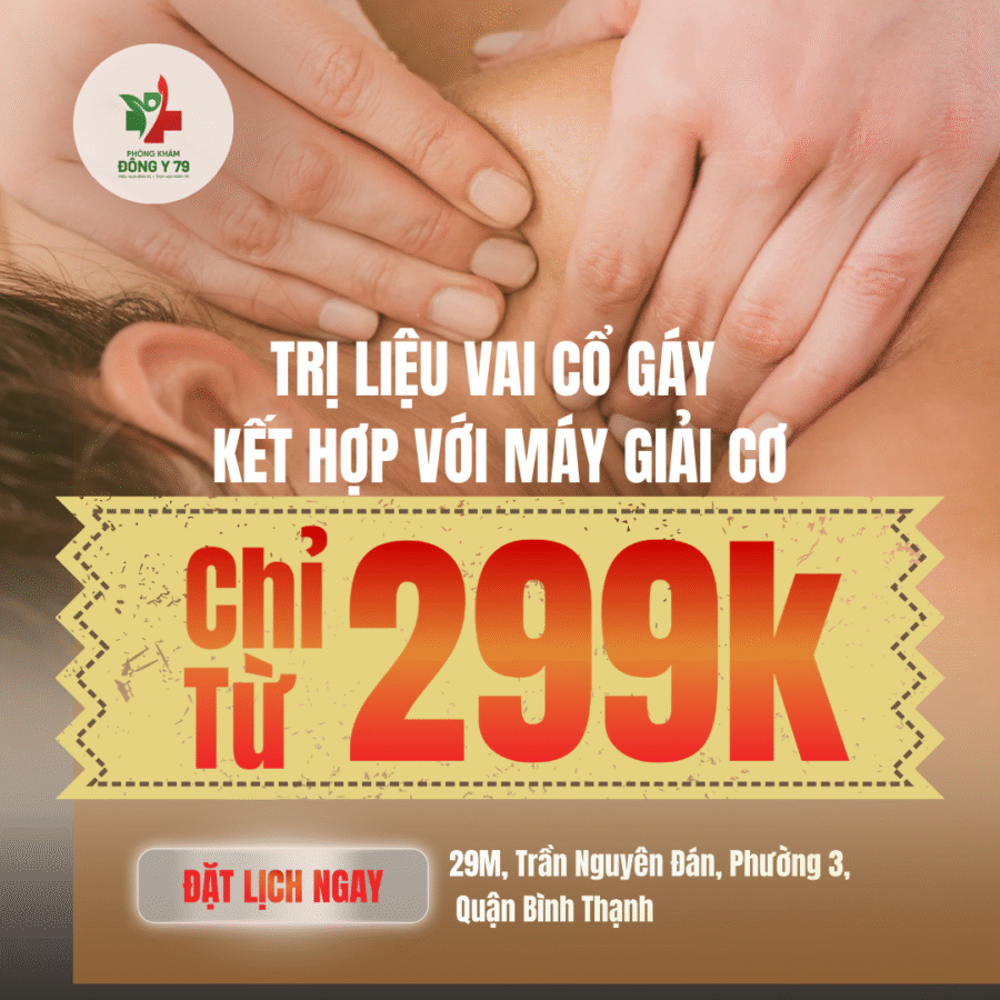 Trị Liệu Vai Cổ Gáy Kết Hợp Với Máy Giải Cơ